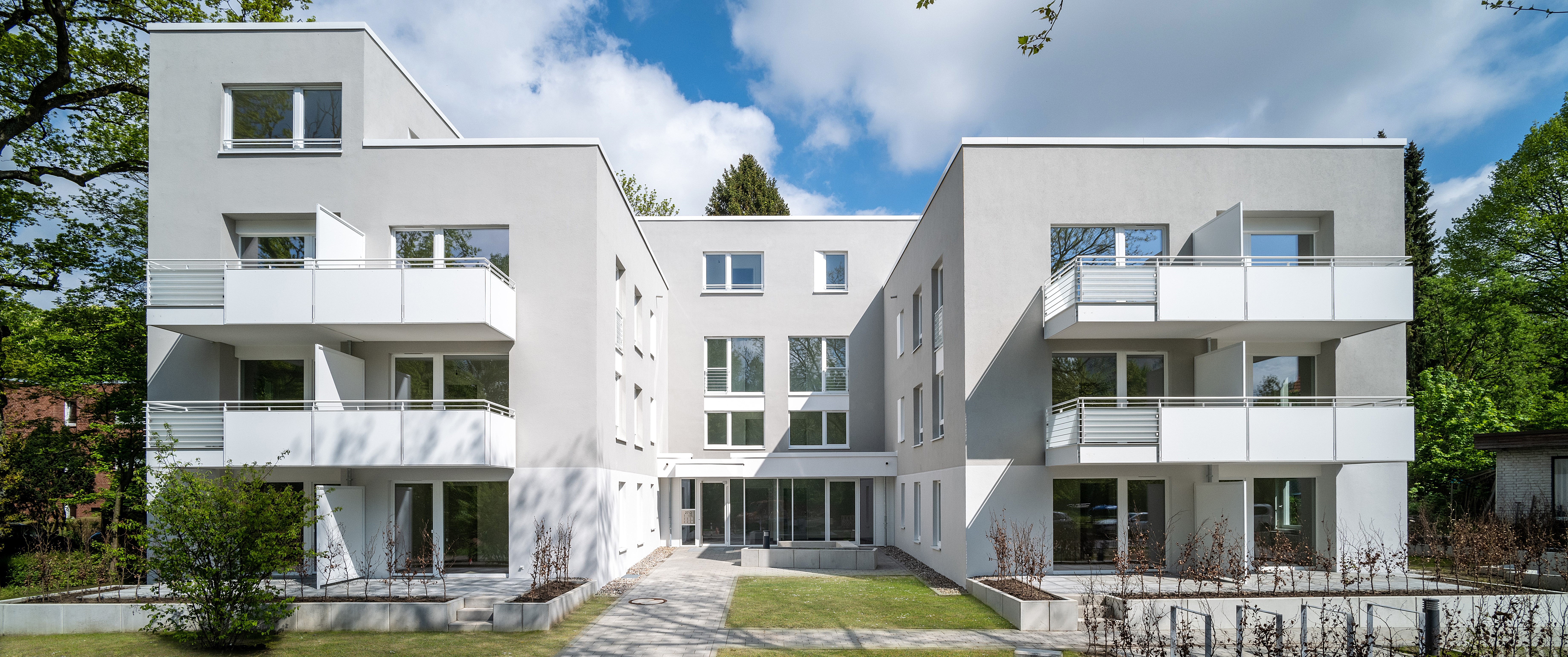 Wohngebaeude-Lyserstrasse Seniorengerechter Neubau Bahrenfeld