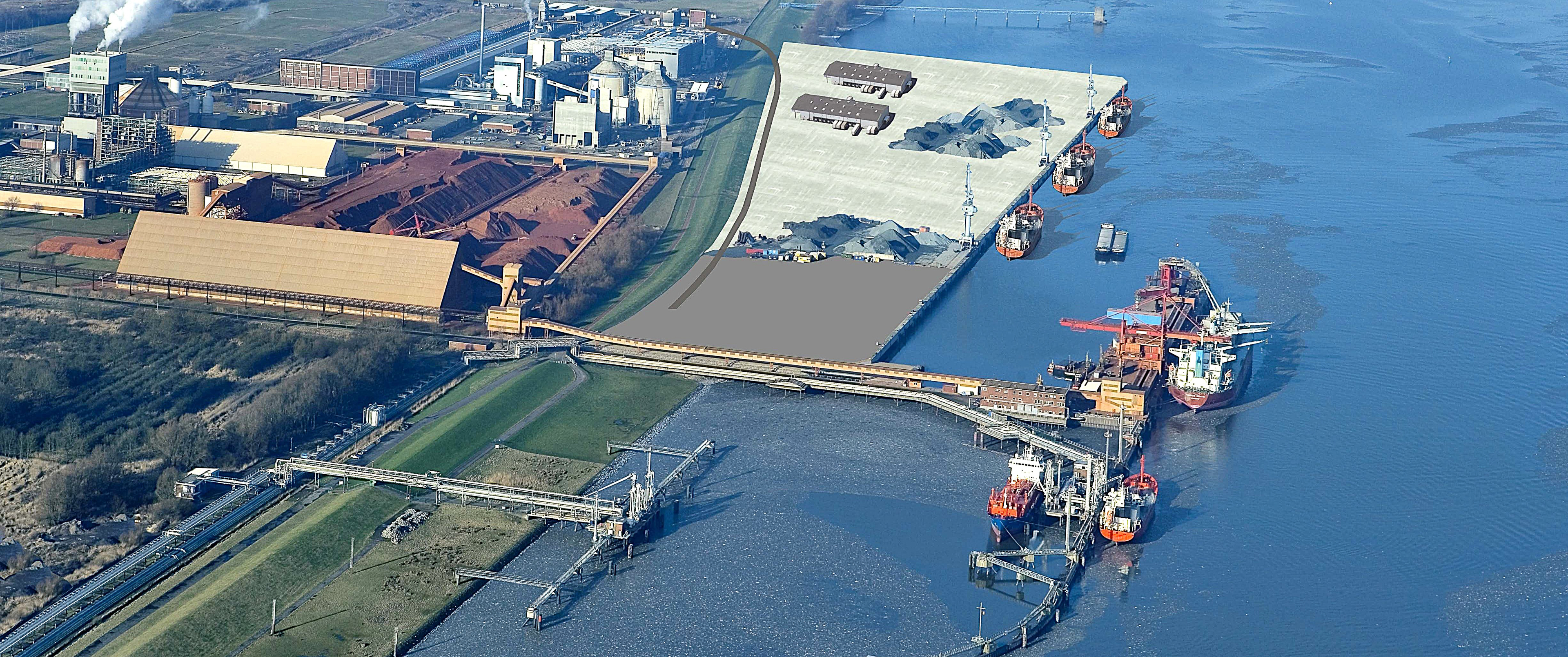 buetzfleth-erweiterung-kaianlage Kaianlage im Hafen Stade-Bützfleth