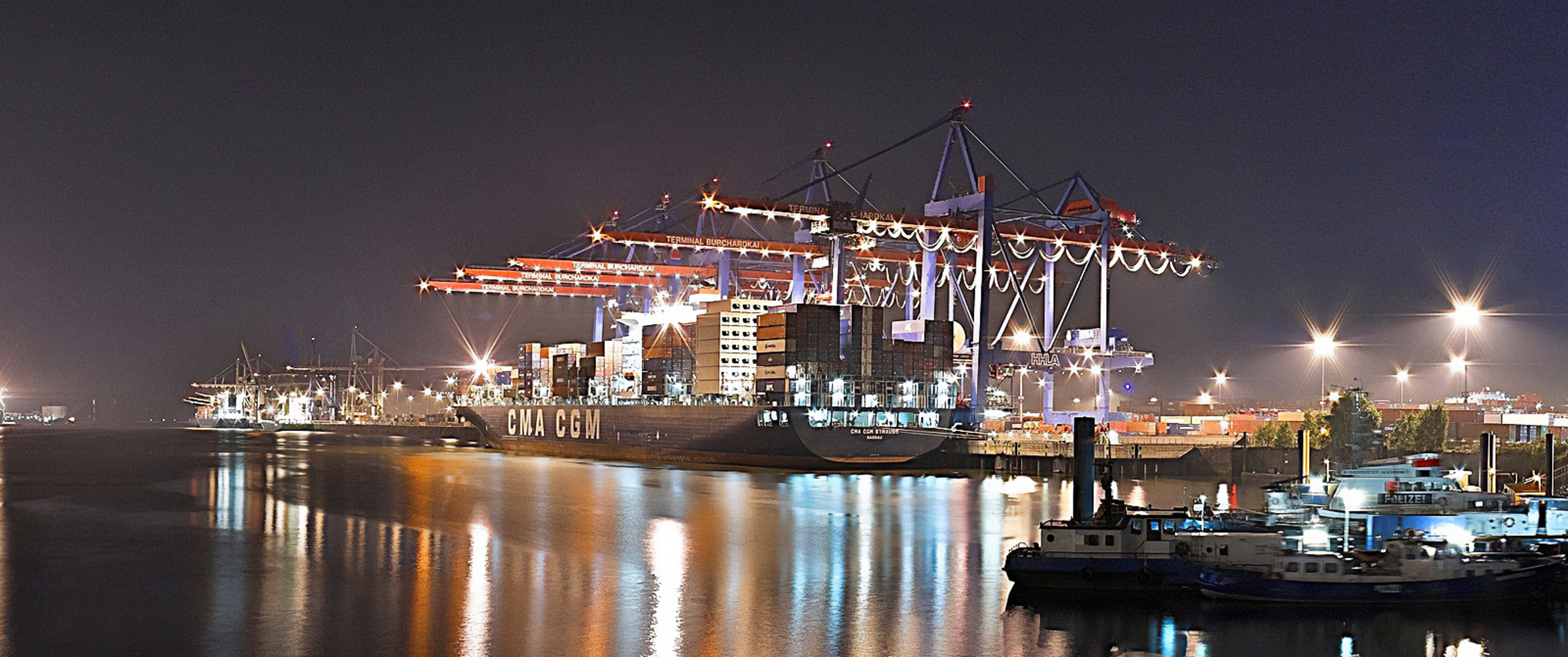 Containerterminal Burchardkai in Hamburg