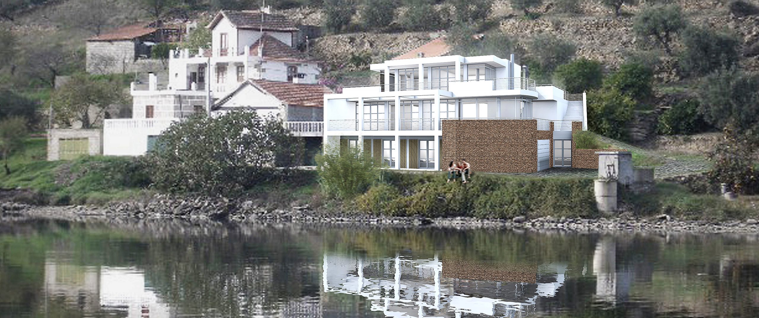 wohnhaus-sol-de-douro Zweigeschossiges Wohnhaus in Sol De Douro, Portugal