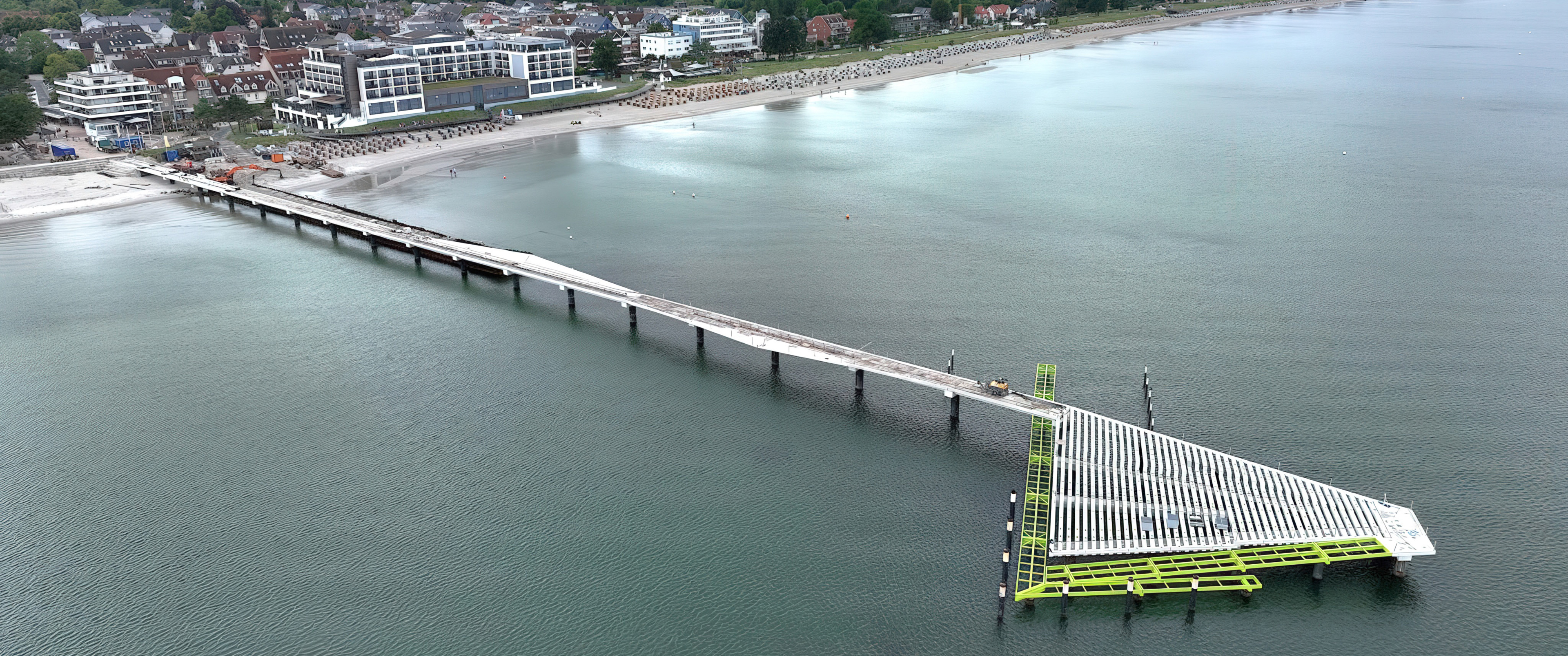 seebruecke-scharbeutz-neubau Neubau der Seebrücke in Scharbeutz.